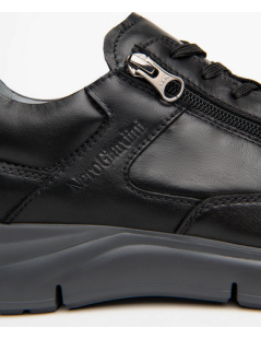 Nero Giardini Sneakers Stringata Zip Extra Light Nero