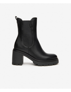 Nero Giardini Tronchetto Tacco Medio Elastici Laterali Nero