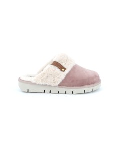 Grunland Ciabatta Zeppa Media fascia Eco Peluche Malva