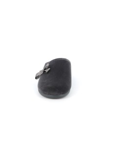 Grunland Ciabatta Zeppa Rialzata Fiocco Grigio