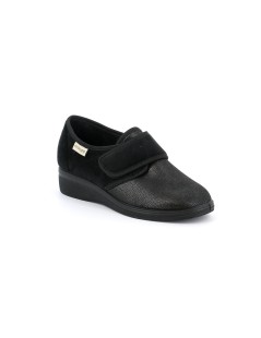 Grunland Pantofola Classic Velcro Elasticizzata Nero