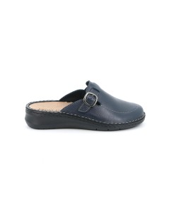 Grunland Ciabatta Impunture Plantare Estraibile Pelle Blu
