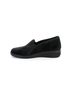 Grunland Pantofolina Chiusa Slipon Strass Velour Nero