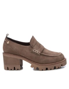 Carmela Mocassino Tacco Medio Fondo Carro Taupe