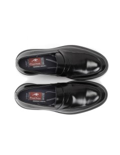 Fluchos Mocassino Uomo College Fondo Light Nero