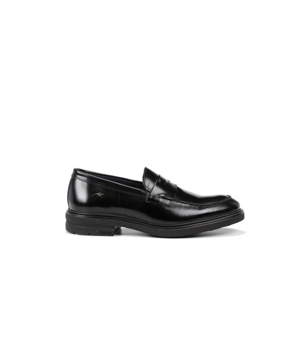 Fluchos Mocassino Uomo College Fondo Light Nero