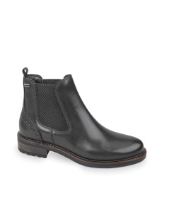 Valleverde Beatles Tacco Medio con Dettagli Tallone Guardolo Nero