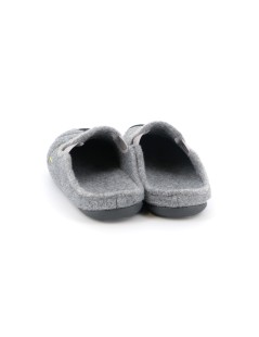 Grunland Ciabatta Uomo Feltro Calcio Grigio