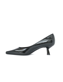 Chantal Decollette Tacco Medio Vernice Lux Nero