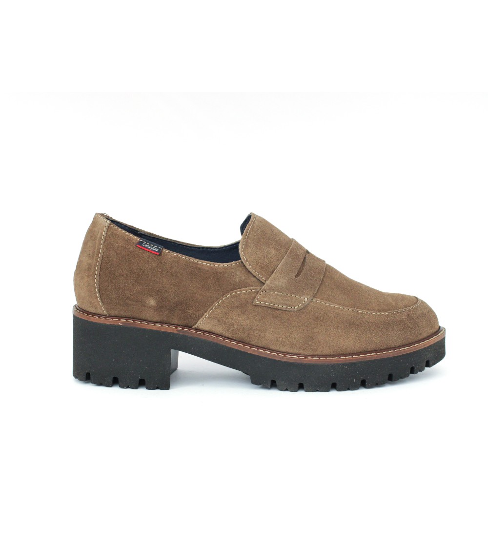 Callaghan Mocassino Freestyle Tacco Guardolo Camoscio Tartufo