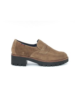 Callaghan Mocassino Freestyle Tacco Guardolo Camoscio Tartufo