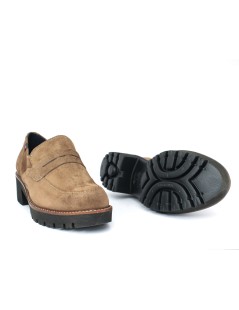 Callaghan Mocassino Freestyle Tacco Guardolo Camoscio Tartufo