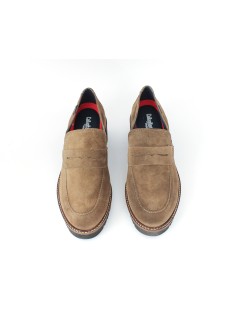 Callaghan Mocassino Freestyle Tacco Guardolo Camoscio Tartufo