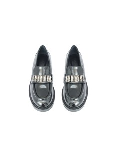 Lorenzo Mari  Mocassino Claudia Accessorio Crystal Nero