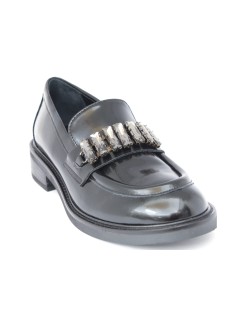 Lorenzo Mari  Mocassino Claudia Accessorio Crystal Nero
