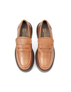 Studio Firenze Mocassino Doppio Volume Nappa Cuoio