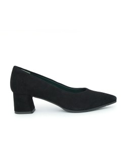 Le Gazzelle Decollette Punta Tacco Largo Medio Nero