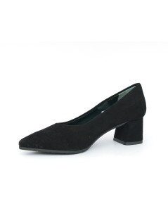 Le Gazzelle Decollette Punta Tacco Largo Medio Nero