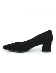 Le Gazzelle Decollette Punta Tacco Largo Medio Nero