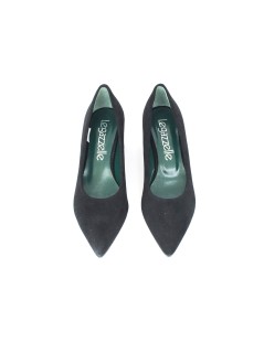 Le Gazzelle Decollette Punta Tacco Largo Medio Nero