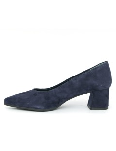 Le Gazzelle Decollette Punta Tacco Largo Medio Blu Abisso