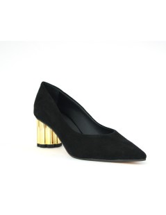 Andrea Pinto Decollette Punta Tacco Oro Nero
