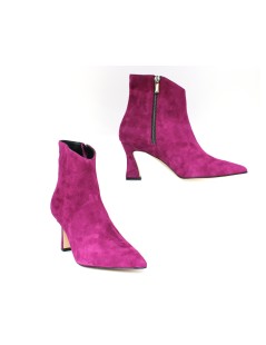 Andrea Pinto Tronchetti Tacco Punta Camoscio Bouganville