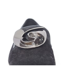 Hego's Mocassino Tacco Basso Accessorio Fiore Camoscio Nero