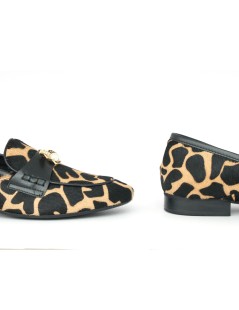 Hego's Mocassino Animalier Accessorio Cavallino Leopard Giraff