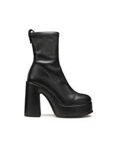 Cult BJORK Tronchetto Plateau Alto Stretch Nero