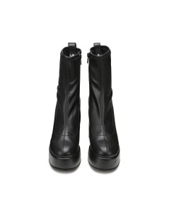 Cult BJORK Tronchetto Plateau Alto Stretch Nero