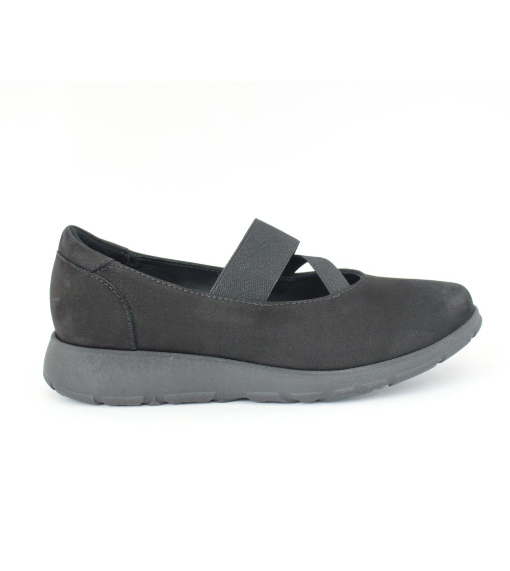 Carim Ballerina Sport Elastici Plantare Estraibile Nero