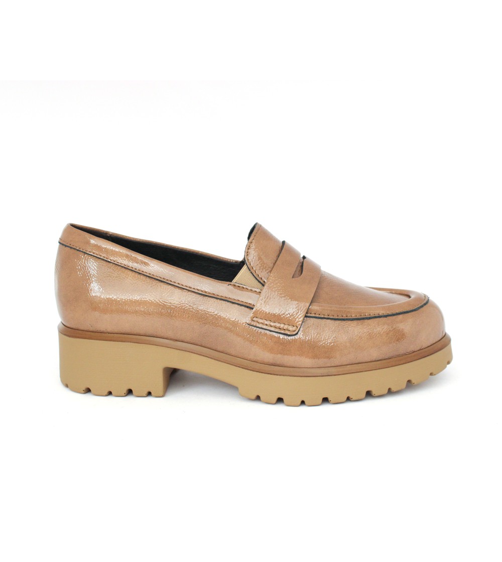 Susimoda Mocassino Donna Piuma Gel Naplak Cammello