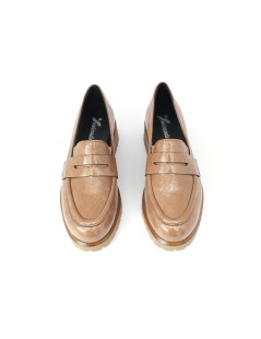 Susimoda Mocassino Donna Piuma Gel Naplak Cammello