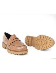 Susimoda Mocassino Donna Piuma Gel Naplak Cammello