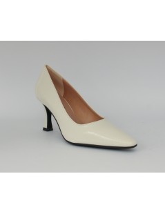 Cinzia Soft Decollette Tacco Medio Naplak Liscio Burro