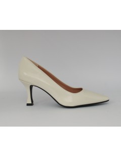 Cinzia Soft Decollette Tacco Medio Naplak Liscio Burro