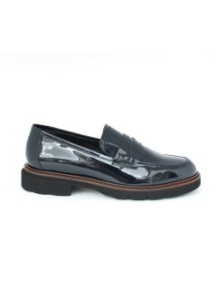 Luca Grossi Mocassino Donna College Medio Guardiolo Vernice Blu