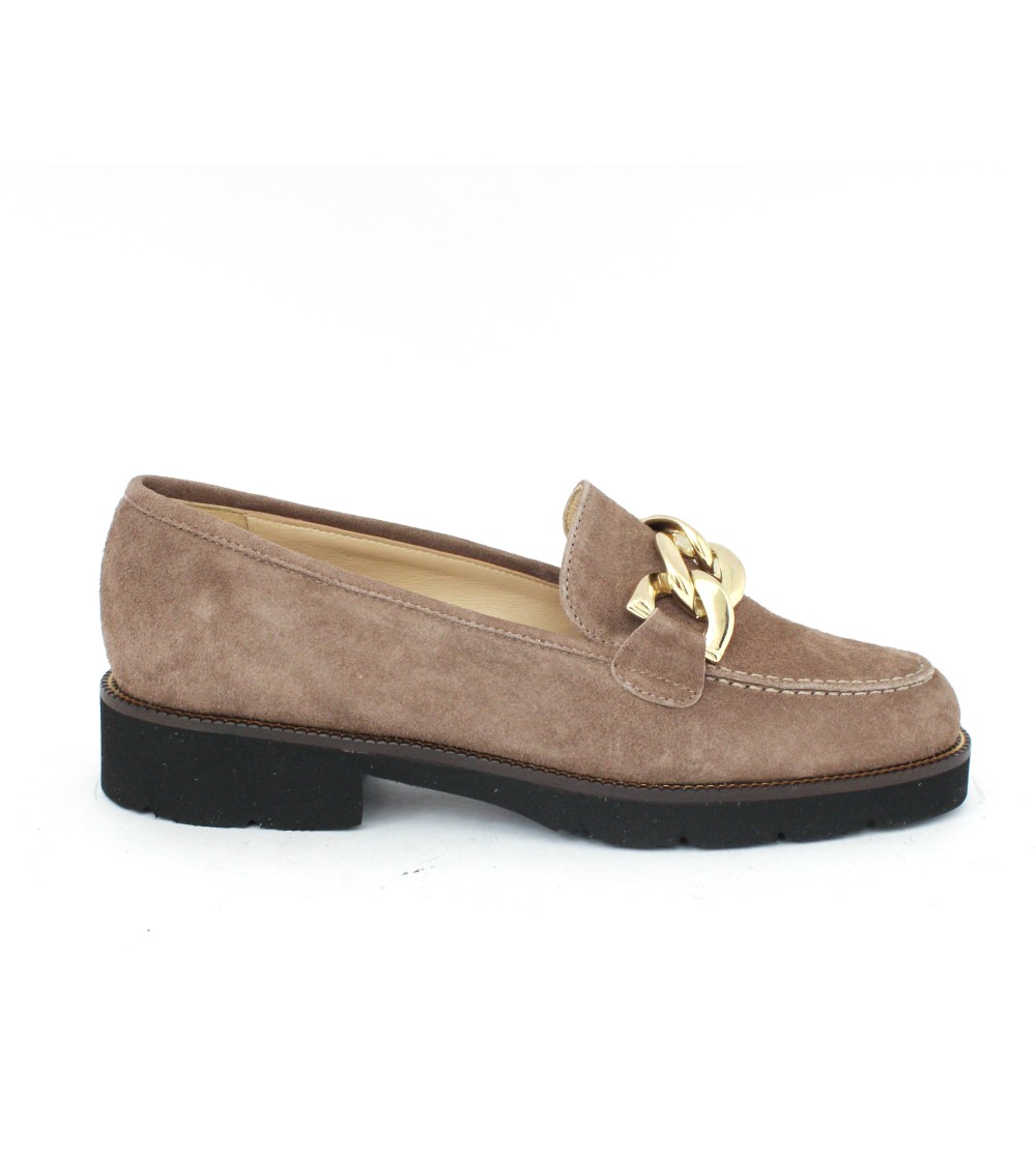 Luca Grossi Mocassino Donna Vaschetta Slim Caten Acero