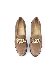 Luca Grossi Mocassino Donna Vaschetta Slim Caten Acero