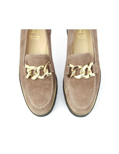 Luca Grossi Mocassino Donna Vaschetta Slim Caten Acero