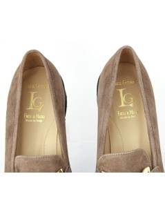 Luca Grossi Mocassino Donna Vaschetta Slim Caten Acero
