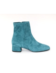 Cristian Daniel Tronchetto Tacco Medio Camoscio Turchese