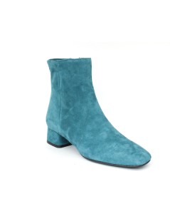 Cristian Daniel Tronchetto Tacco Medio Camoscio Turchese