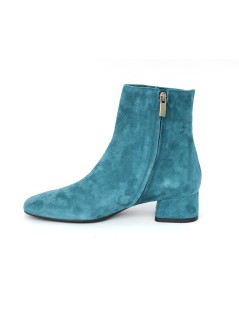 Cristian Daniel Tronchetto Tacco Medio Camoscio Turchese