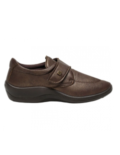 Arcopedico Mocassino Donna Comfort Velcro Bronzo