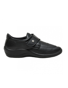 Arcopedico Mocassino Donna Comfort Velcro Nero