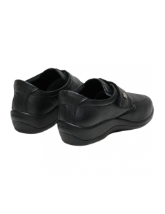 Arcopedico Mocassino Donna Comfort Velcro Nero