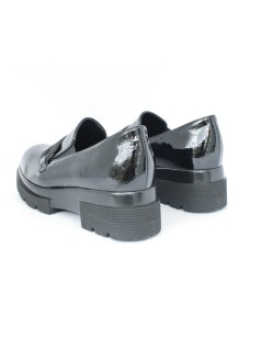 Cinzia Soft Mocassino SlipOn Strass Naplak Nero