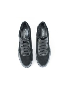 Cinzia Soft Sneakers Comfort Agile Camoscio Nero